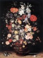 Fleurs dans un vase Jan Brueghel l’Ancien floral